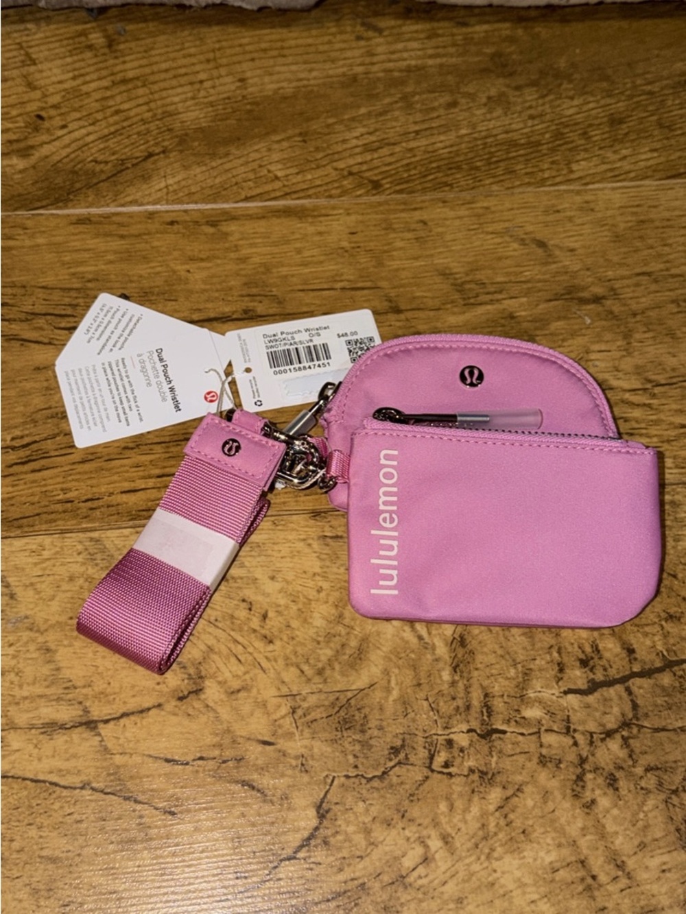 lululemon Dual Pouch Wristlet  NWT